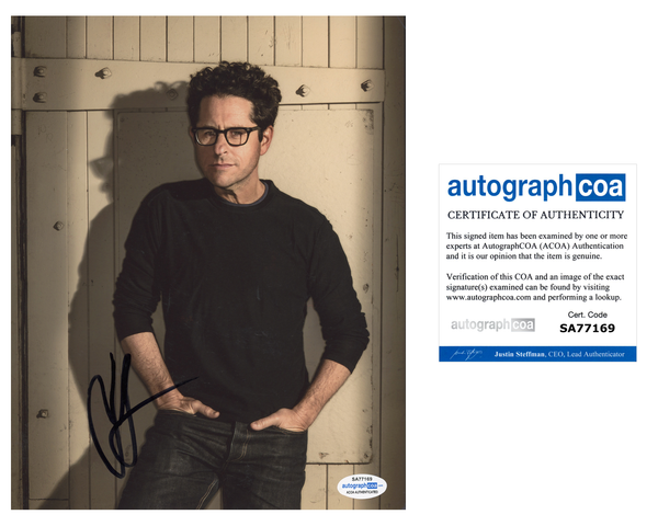 JJ Abrams Star Wars Signed Autograph 8x10 Photo ACOA