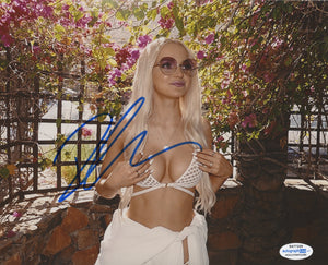 Dove Cameron Sexy Descendants Signed Autograph 8x10 Photo ACOA