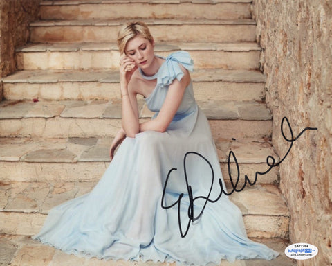 Elizabeth Debicki Sexy The Crown Signed Autograph 8x10 Photo ACOA