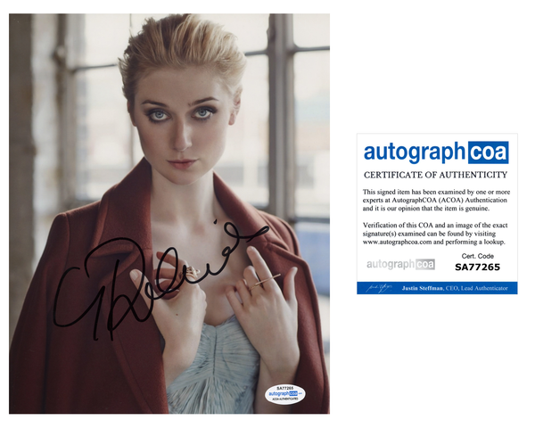 Elizabeth Debicki Sexy The Crown Signed Autograph 8x10 Photo ACOA