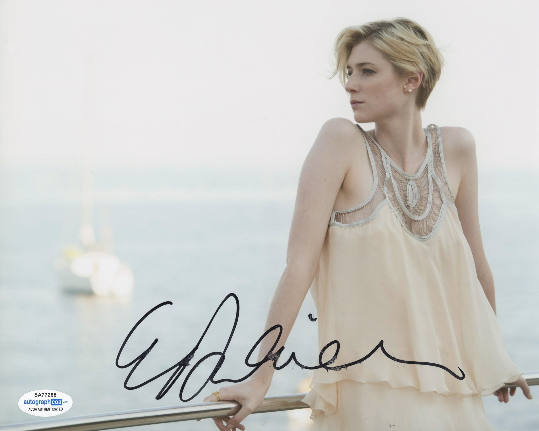 Elizabeth Debicki Sexy The Crown Signed Autograph 8x10 Photo ACOA