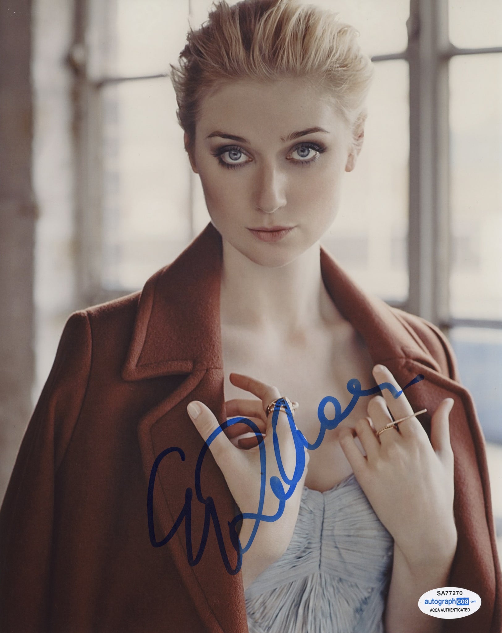 Elizabeth Debicki Sexy The Crown Signed Autograph 8x10 Photo ACOA