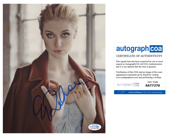 Elizabeth Debicki Sexy The Crown Signed Autograph 8x10 Photo ACOA