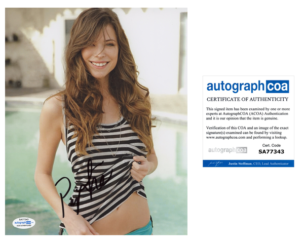 Peyton List Sexy Signed Autograph 8x10 Photo ACOA