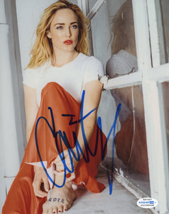 Caity Lotz Sexy Legends of Tomorrow Signed Autograph 8x10 Photo ACOA
