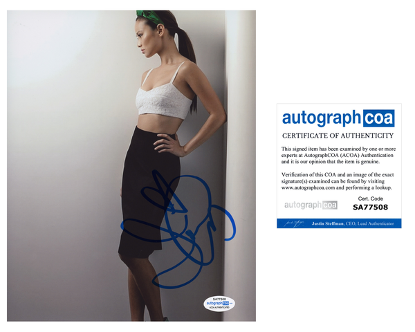 Jamie Chung Sexy Signed Autograph 8x10 Photo ACOA