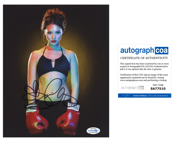 Jamie Chung Sexy Signed Autograph 8x10 Photo ACOA