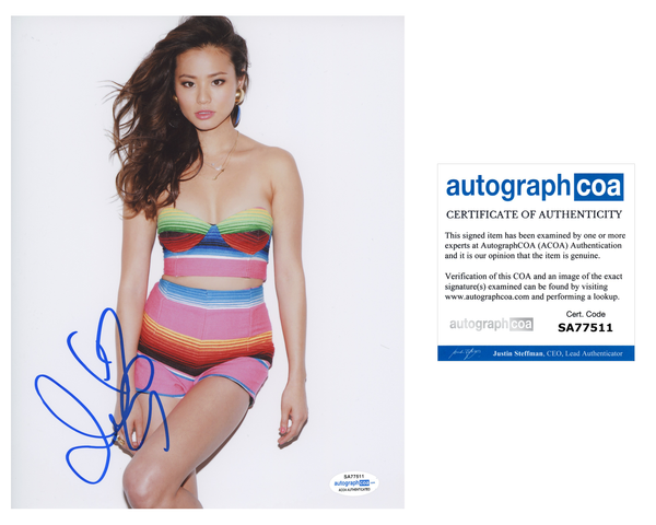 Jamie Chung Sexy Signed Autograph 8x10 Photo ACOA