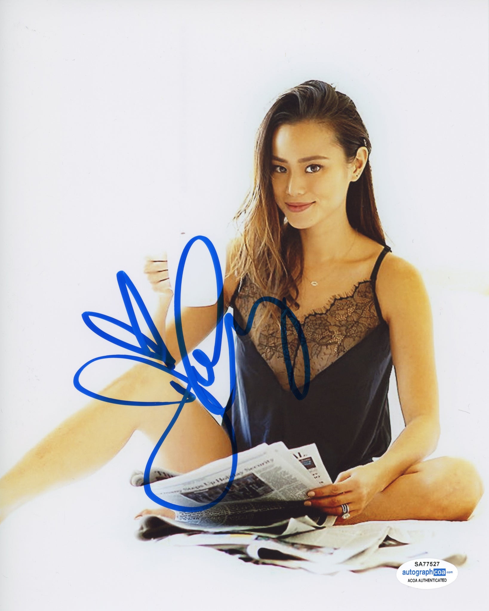 Jamie Chung Sexy Signed Autograph 8x10 Photo ACOA