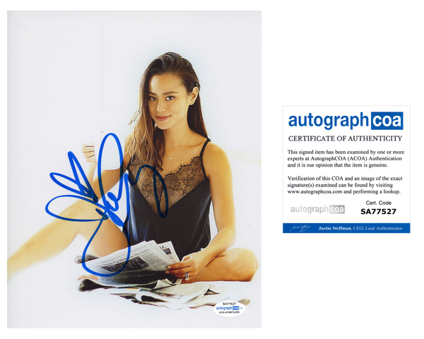 Jamie Chung Sexy Signed Autograph 8x10 Photo ACOA