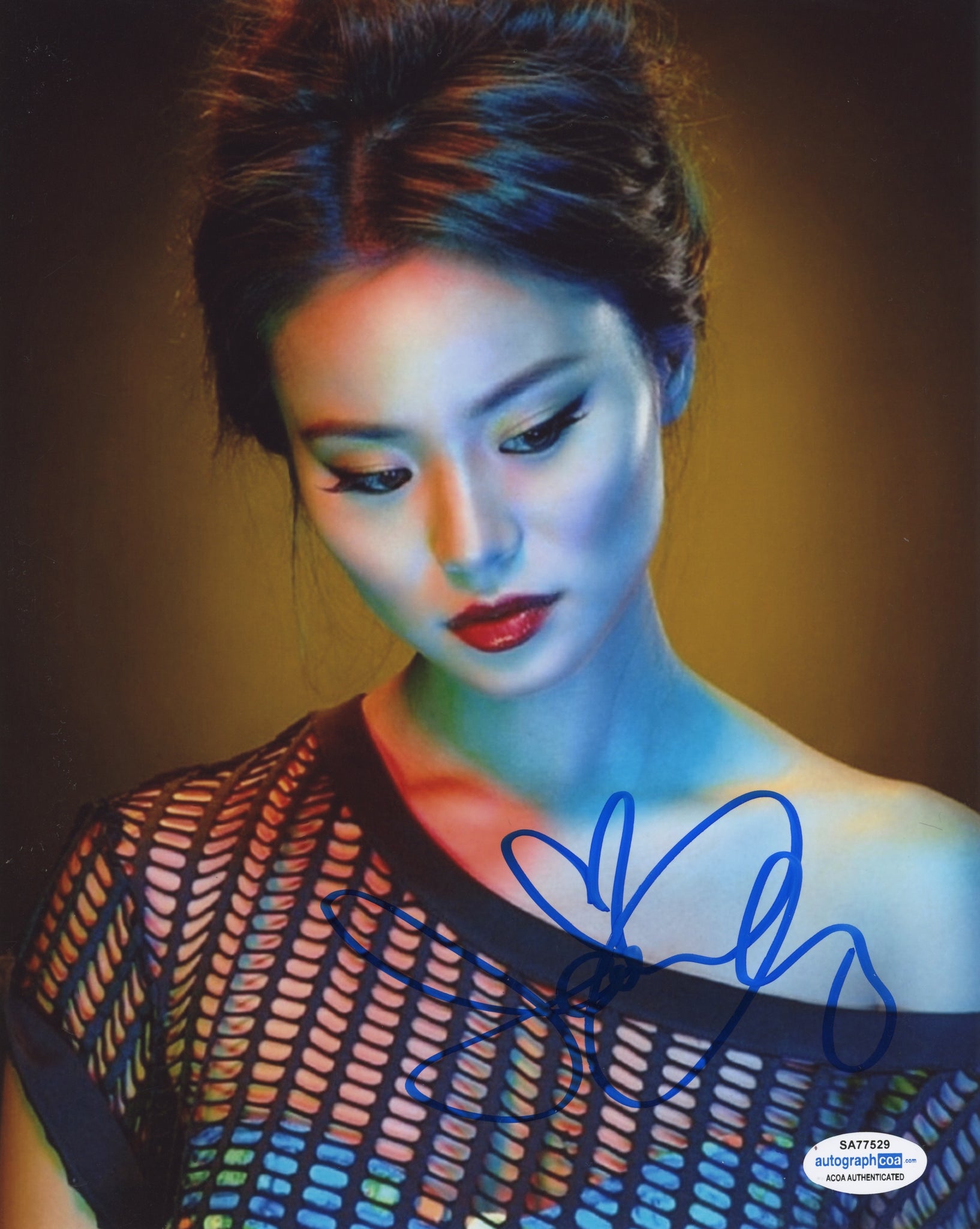 Jamie Chung Sexy Signed Autograph 8x10 Photo ACOA