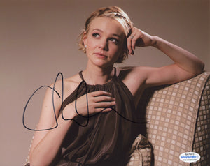 Carey Mulligan Sexy Signed Autograph 8x10 Photo ACOA