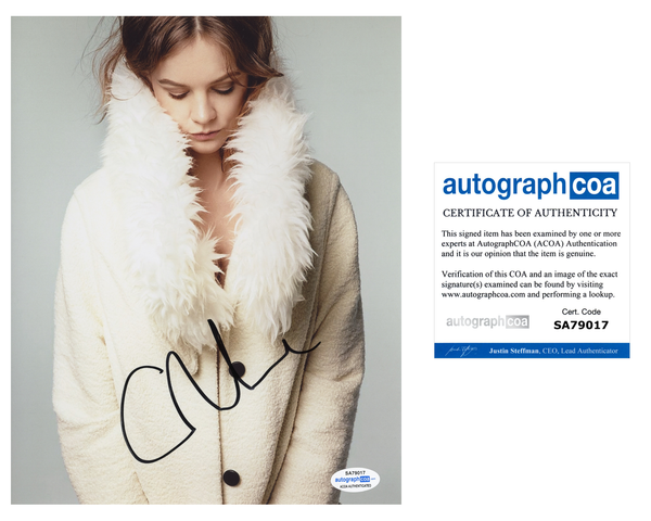 Carey Mulligan Sexy Signed Autograph 8x10 Photo ACOA