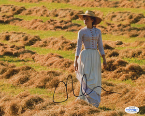 Carey Mulligan Far From Madding Crowd Signed Autograph 8x10 Photo ACOA