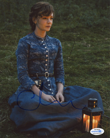 Carey Mulligan Far From Madding Crowd Signed Autograph 8x10 Photo ACOA