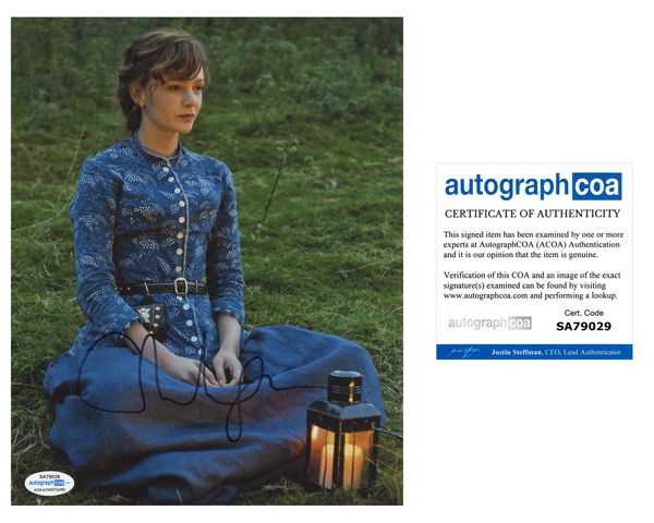 Carey Mulligan Far From the Madding Crowd Signed Autograph 8x10 Photo ACOA