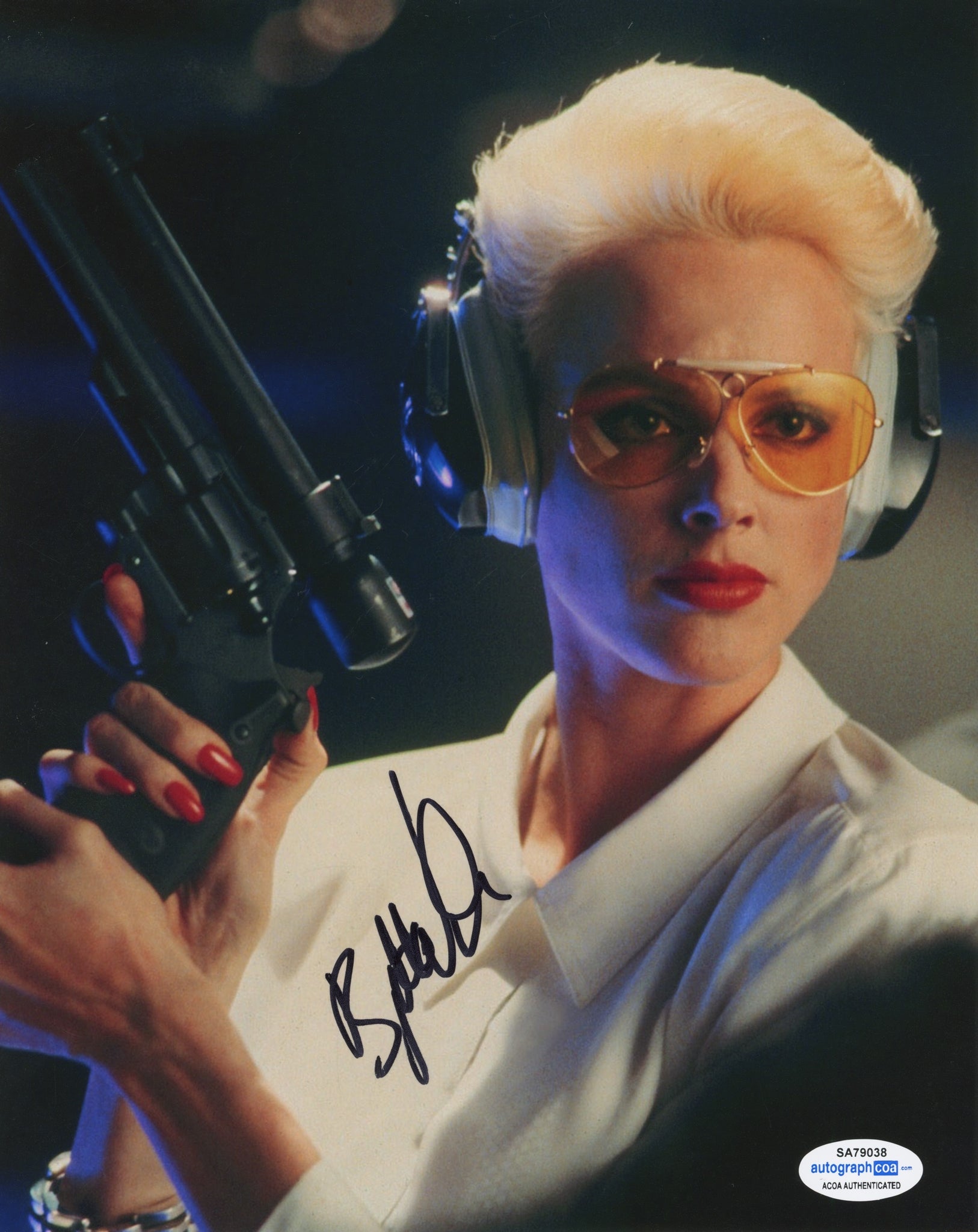 Brigitte Nielsen Beverly Hills Cop Signed Autograph 8x10 Photo ACOA