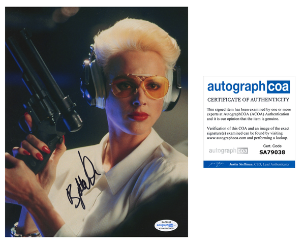 Brigitte Nielsen Beverly Hills Cop Signed Autograph 8x10 Photo ACOA