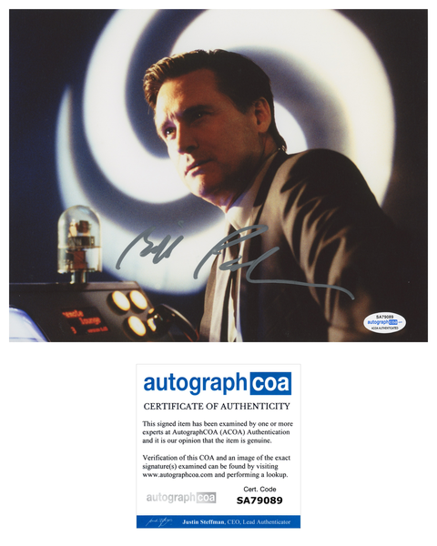 Bill Pullman Independence Day Signed Autograph 8x10 Photo ACOA