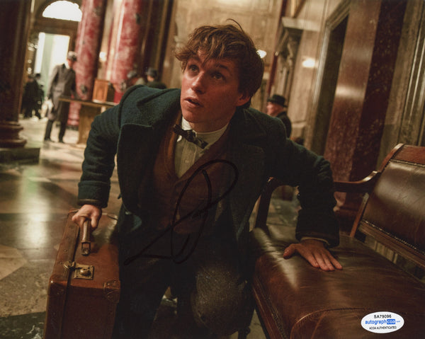 Eddie Redmayne Fantastic Beasts Newt Signed Autograph 8x10 Photo ACOA