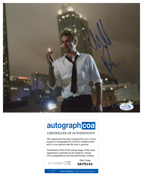 Matt Ryan Constantine Legends of Tomorrow Signed Autograph 8x10 Photo ACOA