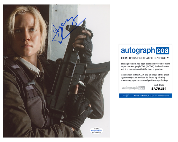 Jessy Schram Falling Skies Signed Autograph 8x10 Photo ACOA