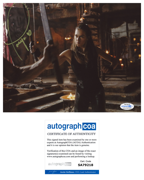 Tasya Teles The 100 Sexy Signed Autograph 8x10 Photo ACOA