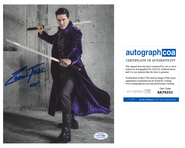 Lewis Tan Into the Badlands Signed Autograph 8x10 Photo ACOA