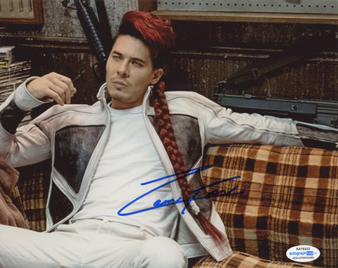 Lewis Tan Deadpool Signed Autograph 8x10 Photo ACOA