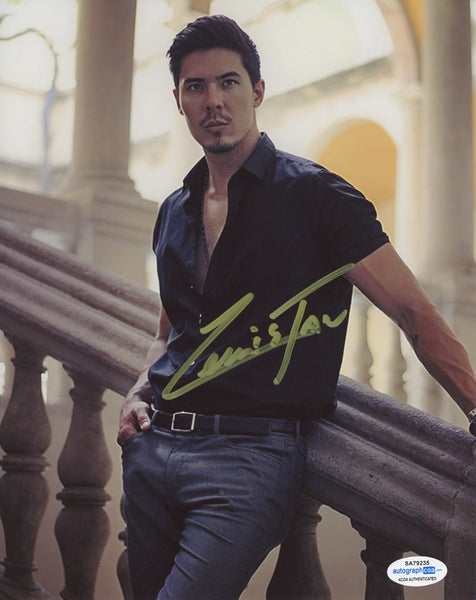 Lewis Tan Mortal Kombat Signed Autograph 8x10 Photo ACOA