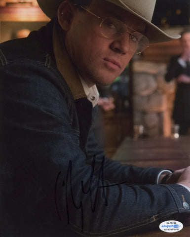 Channing Tatum Kingsman Signed Autograph 8x10 Photo ACOA