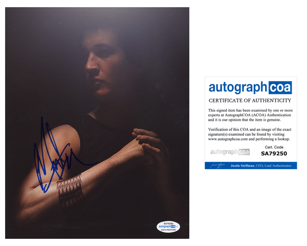 Miles Teller Divergent Signed Autograph 8x10 Photo ACOA