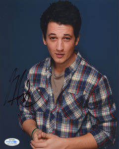 Miles Teller Top Gun Signed Autograph 8x10 Photo ACOA