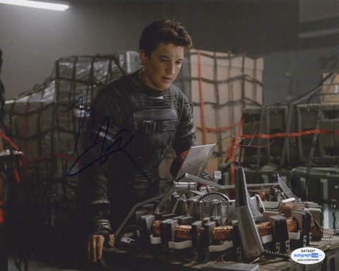 Miles Teller Fantastic Four Signed Autograph 8x10 Photo ACOA