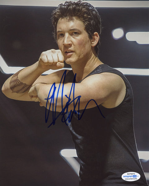 Miles Teller Divergent Signed Autograph 8x10 Photo ACOA