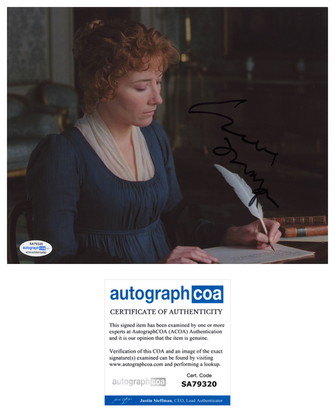 Emma Thompson Sense or Sensibility Signed Autograph 8x10 Photo ACOA