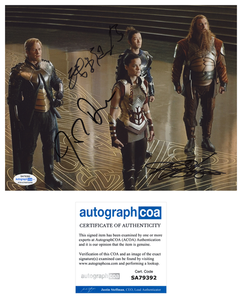 Thor Josh Dallas Ray Stevenson Tadanobu Asano Signed Autograph 8x10 Photo