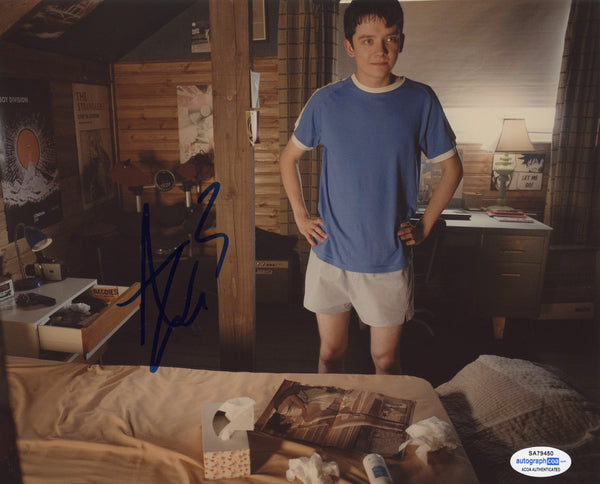 Asa Butterfield Sex Education Signed Autograph 8x10 Photo ACOA