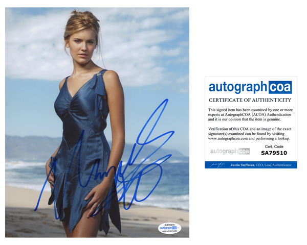 Maggie Grace Lost Sexy Signed Autograph 8x10 Photo ACOA