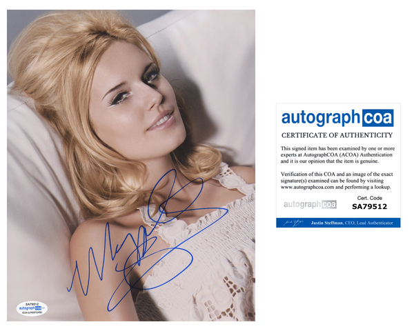 Maggie Grace Sexy Signed Autograph 8x10 Photo ACOA