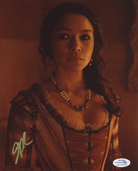 Jessica Parker Kennedy Sexy Black Sails Signed Autograph 8x10 Photo ACOA