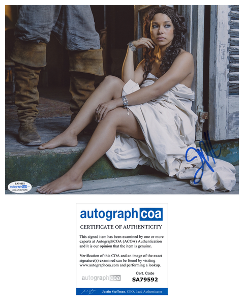 Jessica Parker Kennedy Black Sails Signed Autograph 8x10 Photo ACOA