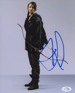 Jennifer Lawrence Hunger Games Signed Autograph 8x10 Photo ACOA