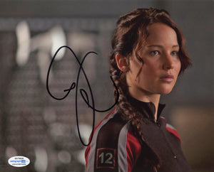 Jennifer Lawrence Hunger Games Signed Autograph 8x10 Photo ACOA