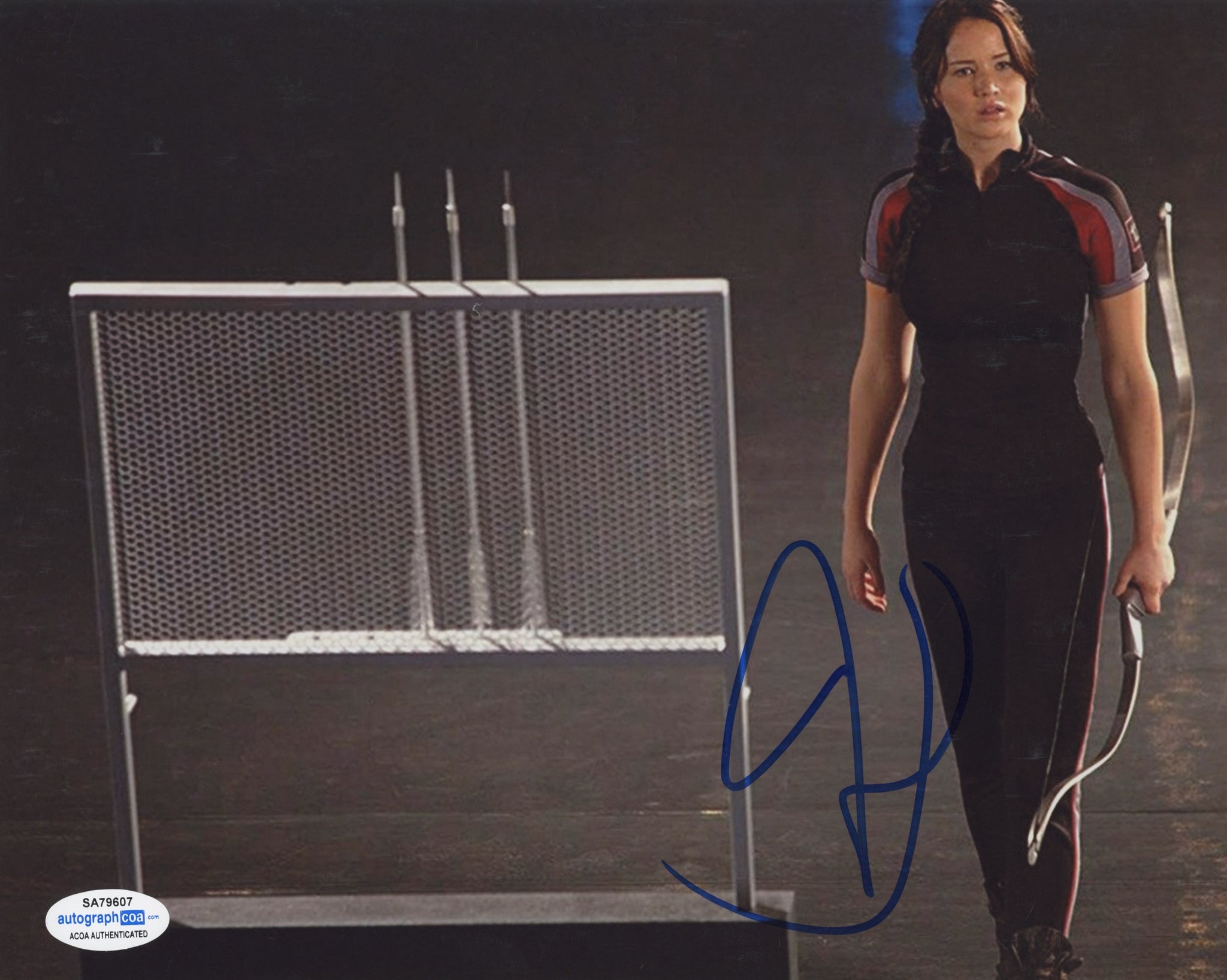 Jennifer Lawrence Hunger Games Signed Autograph 8x10 Photo ACOA