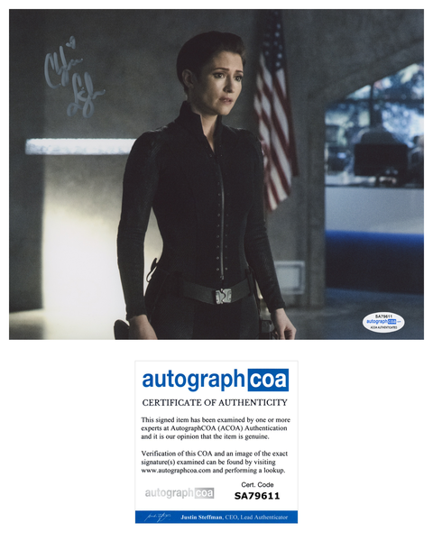 Chyler Leigh Supergirl Signed Autograph 8x10 Photo ACOA