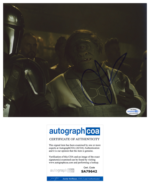 John Leguizamo Mandalorian Signed Autograph 8x10 Photo ACOA