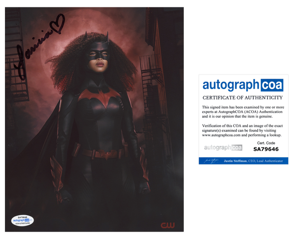 Javicia Leslie Batwoman Signed Autograph 8x10 Photo ACOA