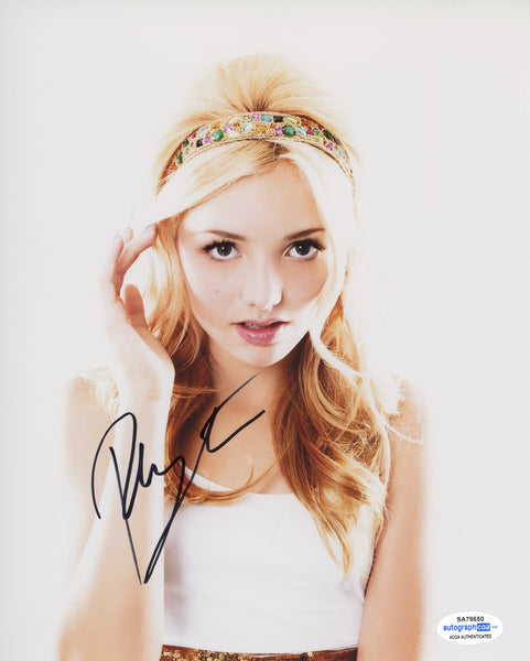 Peyton List Young Cobra Kai Signed Autograph 8x10 Photo ACOA