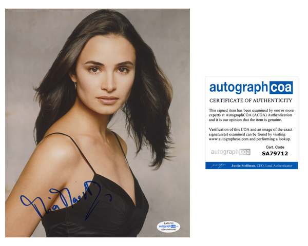 Mia Maestro Sexy Signed Autograph 8x10 Photo ACOA